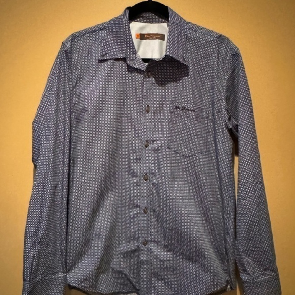 Ben Sherman Blue Casual Button Down Shirt